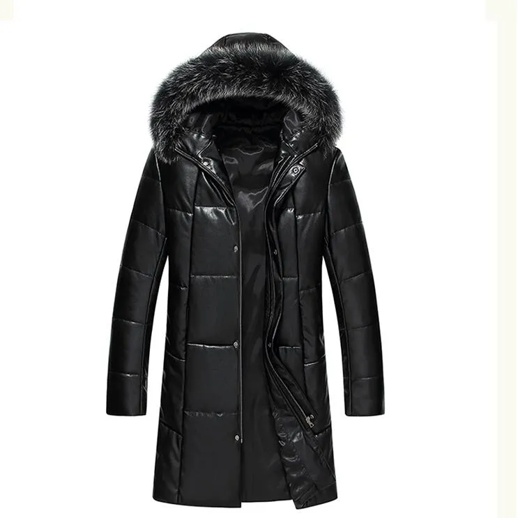 Mens winter sheepskin clearance coats