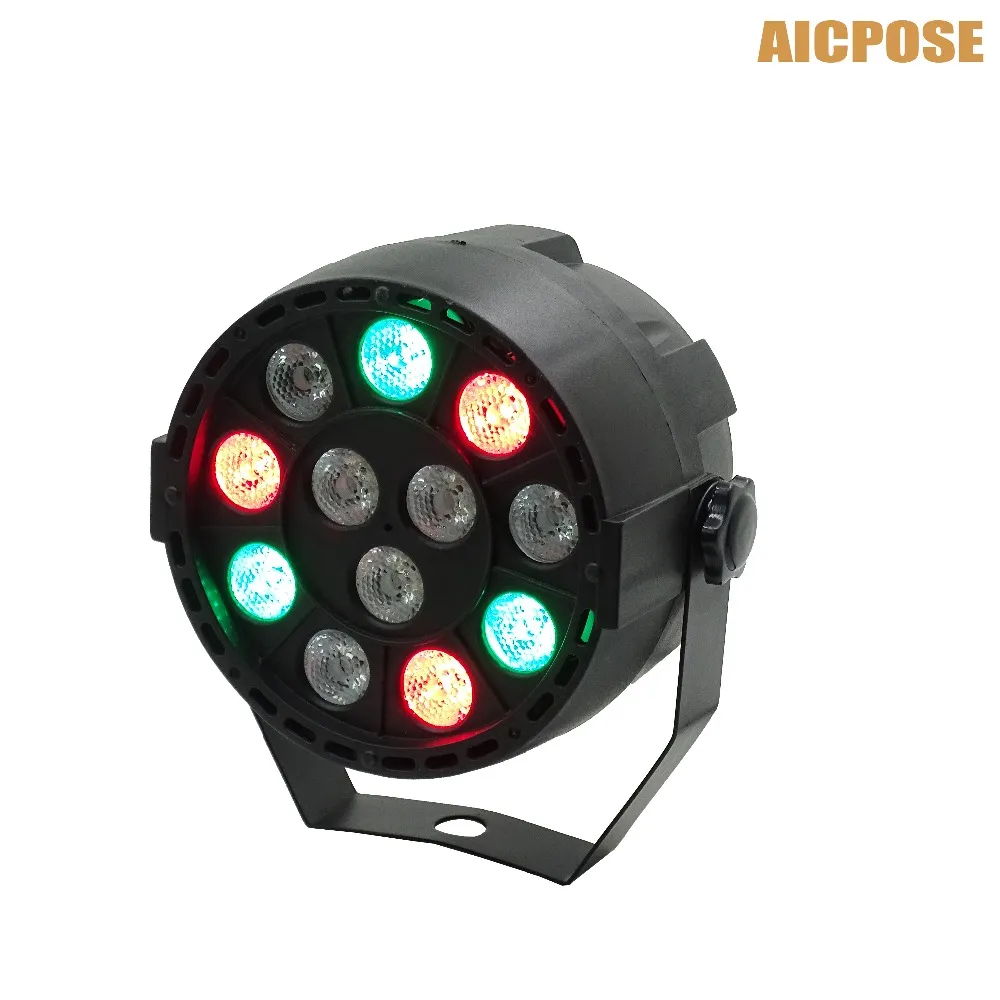 LED PAR LICHTS 54X3W DJ PAR LED 54 * 3W Lights R12, G18, B18, W6 Was Disco Light DMX Controller Effect voor kleine Paty KTV