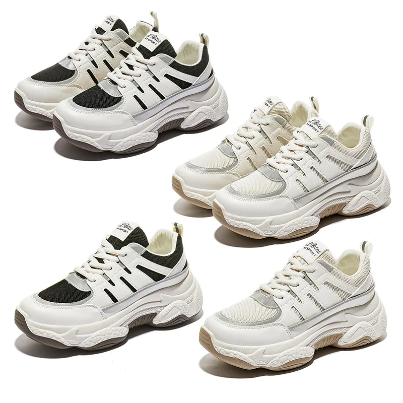 sapatos mulheres velho pai cor triplo branco da forma preto respirável desenhador esporte confortável treinador tênis tamanho 35-40