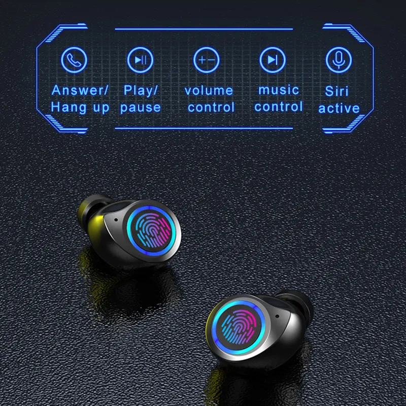 New Wireless Bluetooth Earbuds RDHT TW80 TWS Bluetooth 5.0 Smart