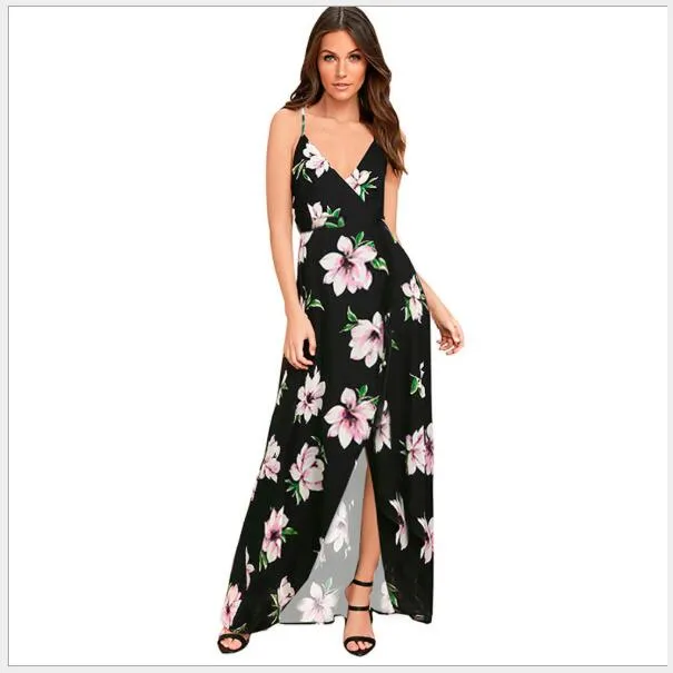 595 Women's Jumpsuits,Casual Dresses, Rompers skirt floral dress with sleeveless dresses nuevo estilo vestido para chicas mujeres wt19