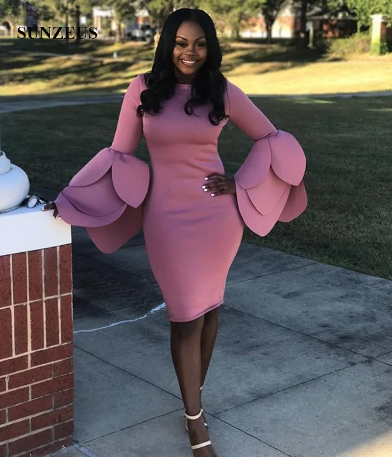Short fitted deals gown