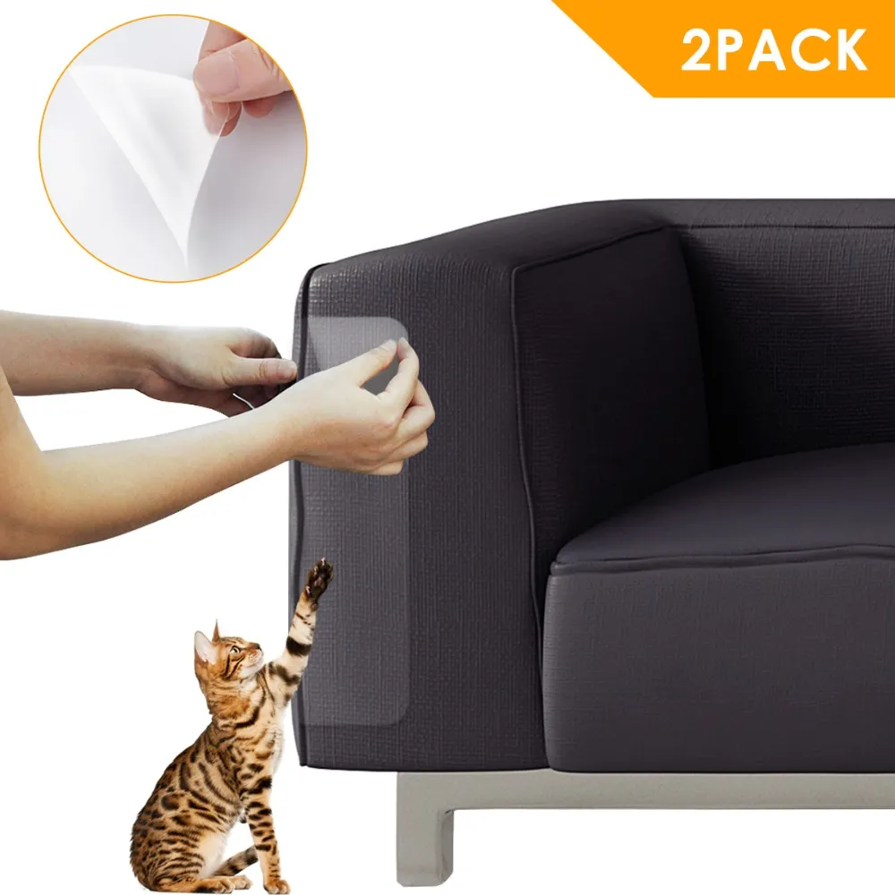 47x15CM 2pcs/lot Couch Scratch Guard Self-adhesive Furniture Sofa Claw Protector Sticker Pads For Leather Chairs