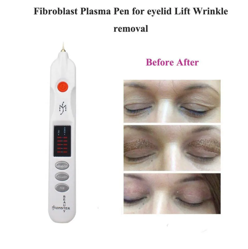 Máquina láser Plasma Pen Beauty Monster Fibroblast para levantamiento de párpados Arrugas Spot Tattoo Mole Freckle Removal Beauty
