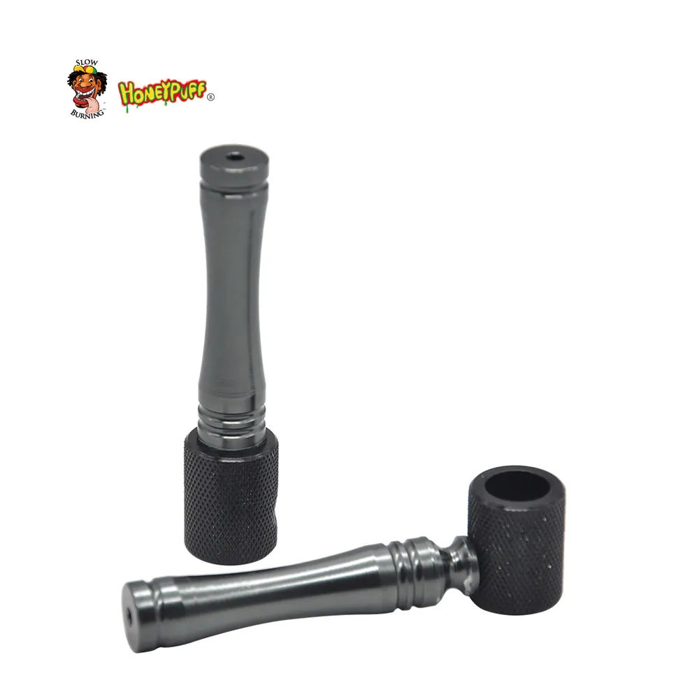 Honeypuff Design divertente Ciotola in metallo Pipa Travestimento Pipa per tabacco Pieghevole Pipa per fumo portatile Formato tascabile Accessori per pipa per tabacco alle erbe