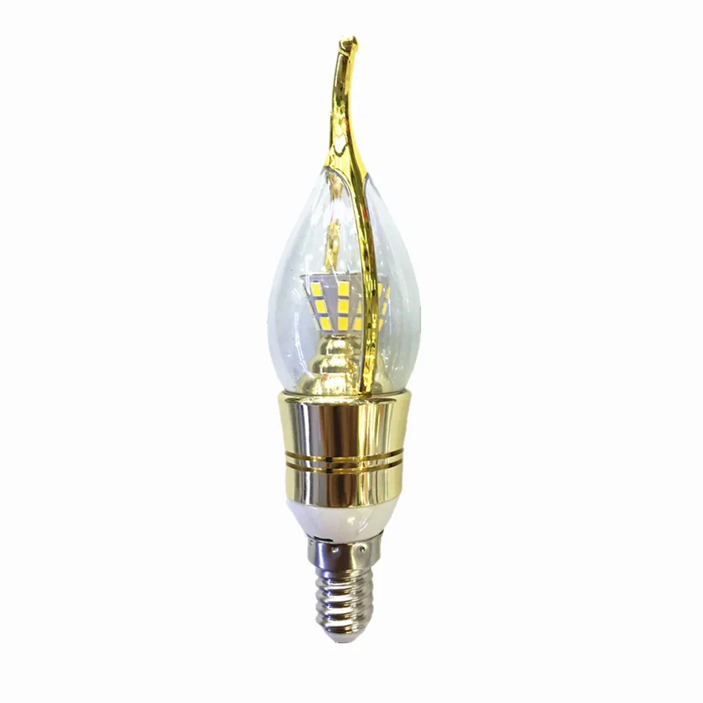 OMTO E14 Светодиодная свеча энергосберегающая лампа 220V 7W