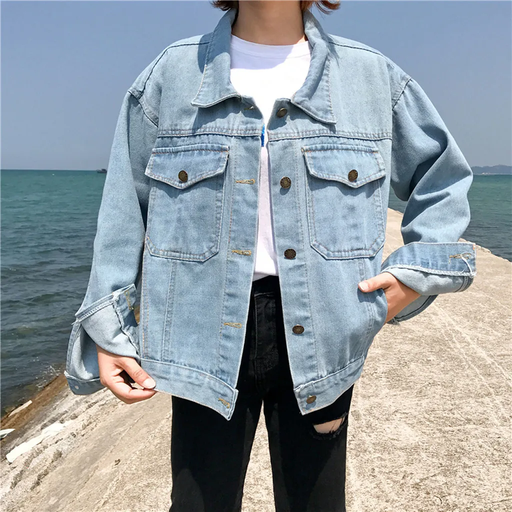 Chaquetas de sales mezclilla para mujer