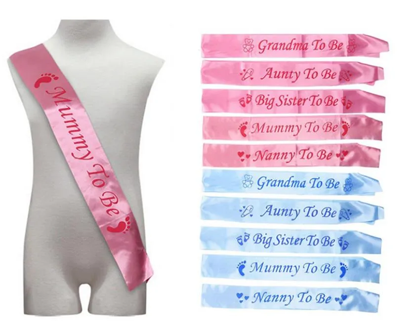 Save Big on Bulk Baby Shower Sashes Maternity Party Wear Satin Sash Set  Elegant Shoulder Straps For Baby Shower, Expectant Mother, Sister Party