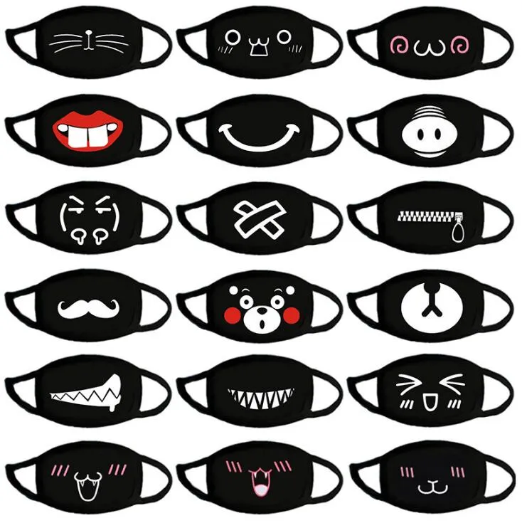 Algodão À Prova Dustproof Máscara Rosto Anime Anime Desenhos Animados Sorte  Urso Mulheres Homens Muffle Rosto Boca Máscaras Gb887 De $315,48