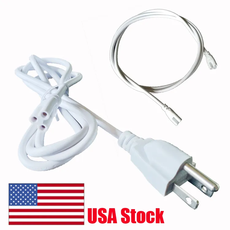 Switch LED Tube Cable Wire Plug Lamp connecting power Link Wire Connecting cable 30cm 100cm 180cm extension cord