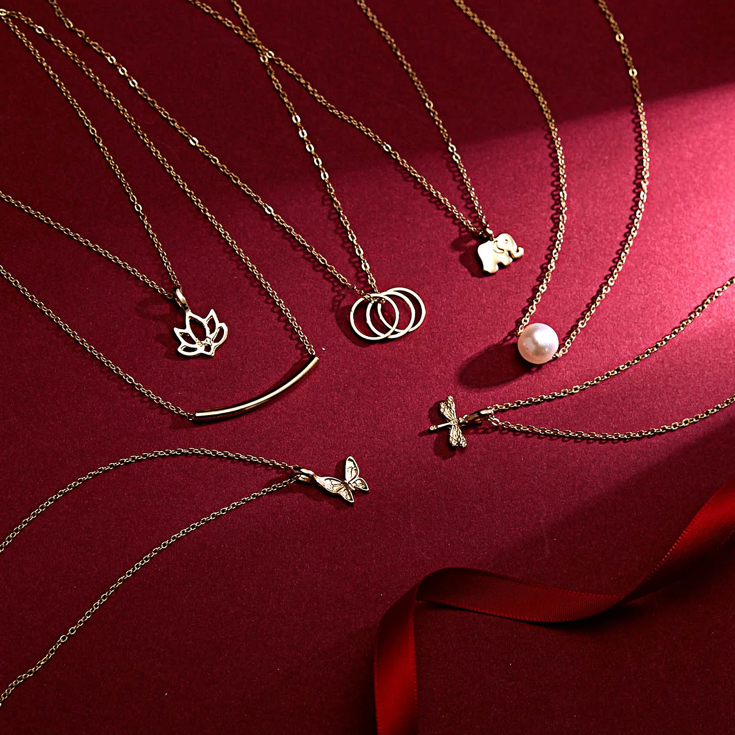 Collier Rose Cristal Enjoylifecreative - Argent Sterling 925 - Cadeau 18 Ans Fille - Boîte Cadeau