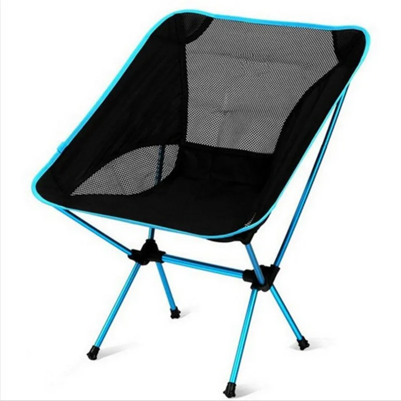 Portable Camping Beach Chair Lightweight Folding Fishing Outdoorcamping Outdoor Ultra Light Orange Red Dark Blue Beach Chairs