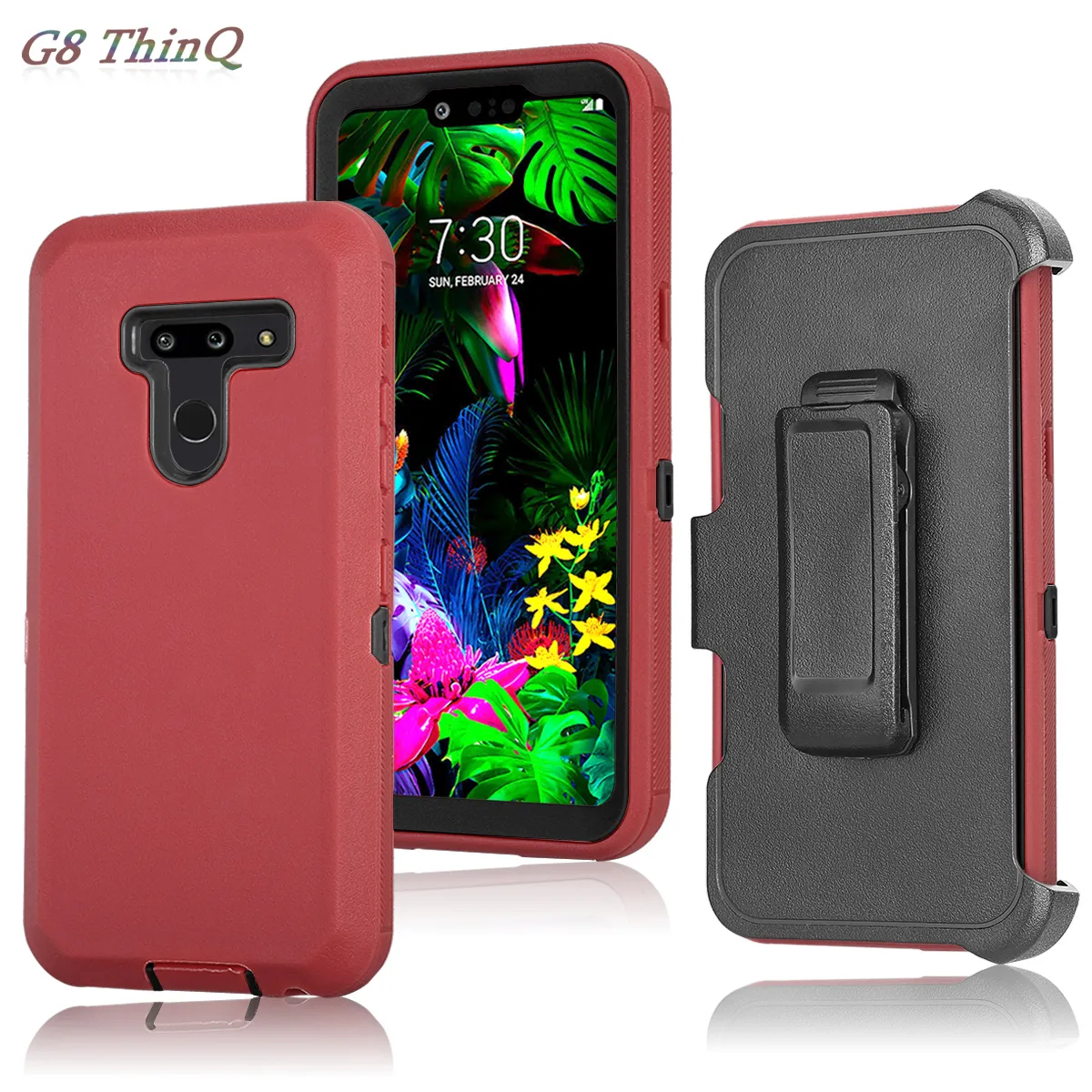 Cases For ONE PLUS NORD N200 5G Defender Belt Clip Heavy Duty Protective Phone Cover Build In Screen Protector