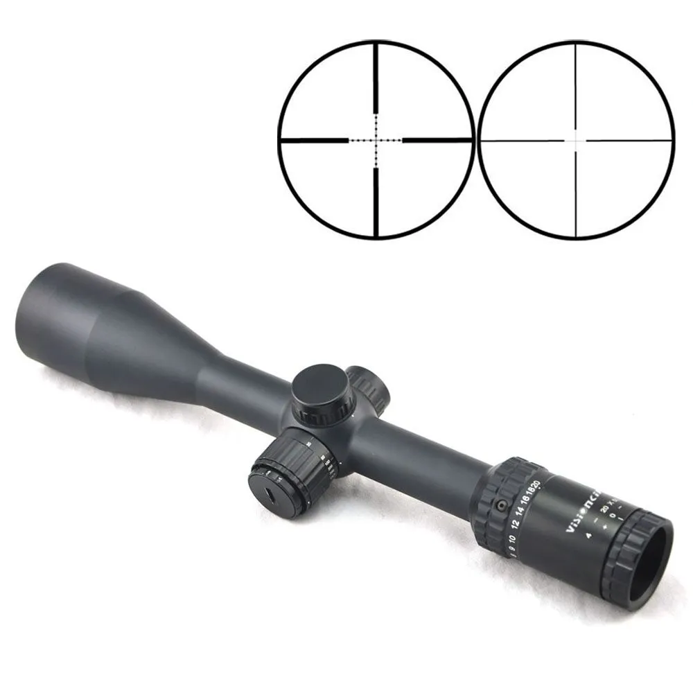 VISIONKING – lunette de visée VS4-20X50QZ, parfaite pour la chasse, FFP, premier plan focal, alliage en noir mat, résistant aux chocs et à l'eau 223 308