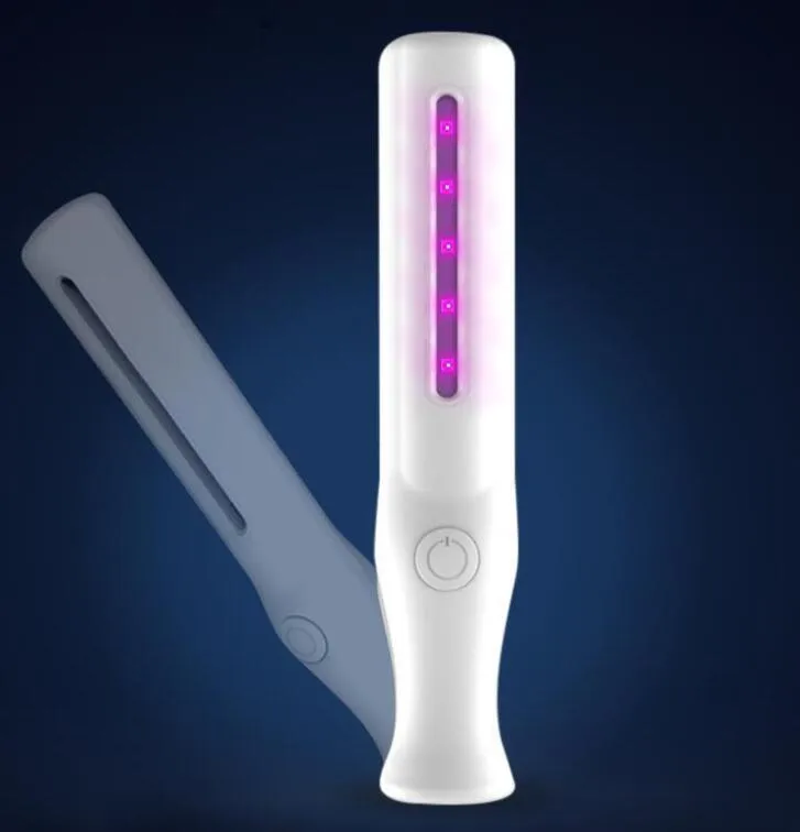 Purple Uv Light Mini Sanitizer Travel Wand Germicidal Lamp Hotel