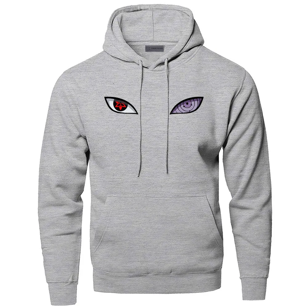  UchihaSasuke Hoodies Men  Japan anime Harajuku HoodedSweatshirtsSharingan Rinnegan OrochimaruSportswear