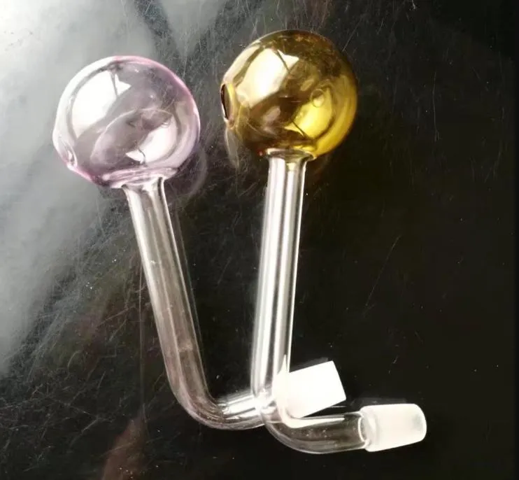 Multi-cor bolha de vidro bongs acessórios, colorido fumar cachimbo Pipes curvo vidro tubulações de óleo queimador tubulações de água Dab Rig vidro Bongs Pip