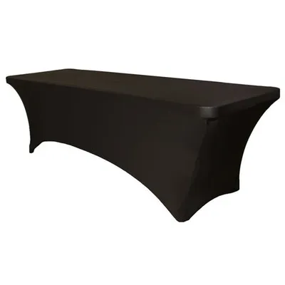 Stretch Table Cover Desk Tyg Stretching Lycra för vanliga vikbord Svart mer hållbar klassisk sytrum 9 färger blandad