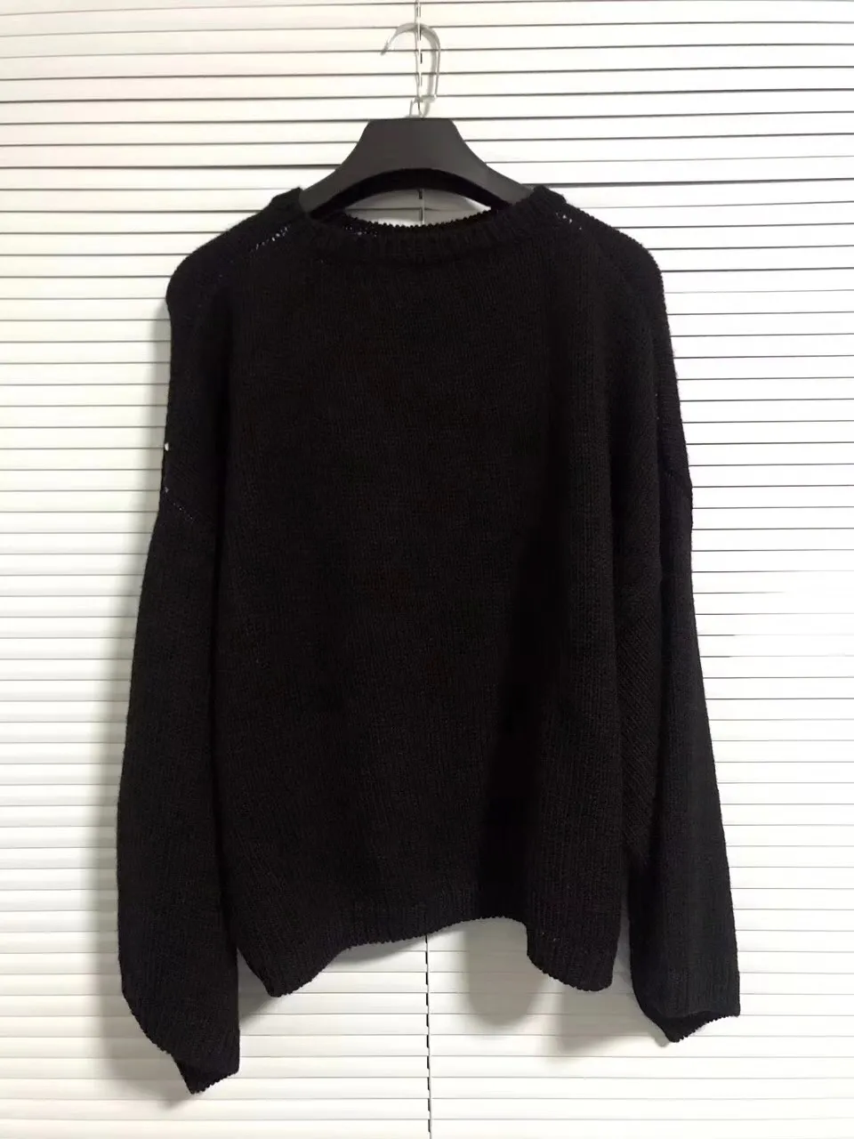 Mode-2018 Nieuwe Oversized Sweater Hoodies Mannen Vrouwen Uniseksuele Pocket Knit Shirt Mode Zwarte Lange Mouwen Gratis Verzending 888
