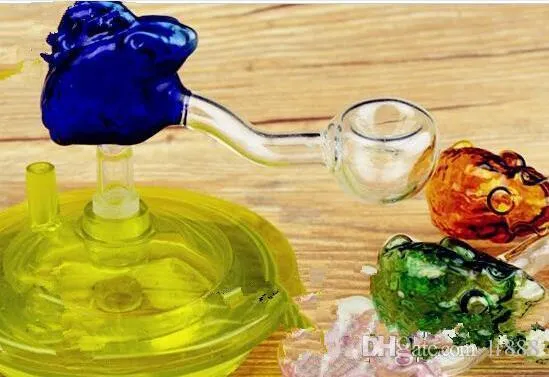 La olla cóncava de la rana, Venta al por mayor Bongs Quemador de aceite Tubos de vidrio Tubos de agua Plataformas para fumar