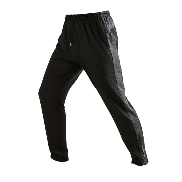 Mens Polyester Sportswear Pants Casual Elastic Nylon Fitness