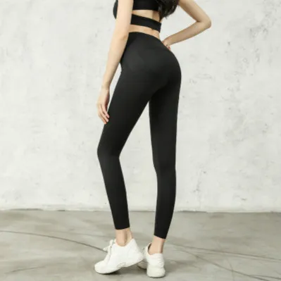 Pantaloni da yoga firmati da donna Pantaloni Barbie in pantaloni sportivi per il sollevamento della pancia in plastica a vita alta Nuovi legging sexy ad asciugatura rapida