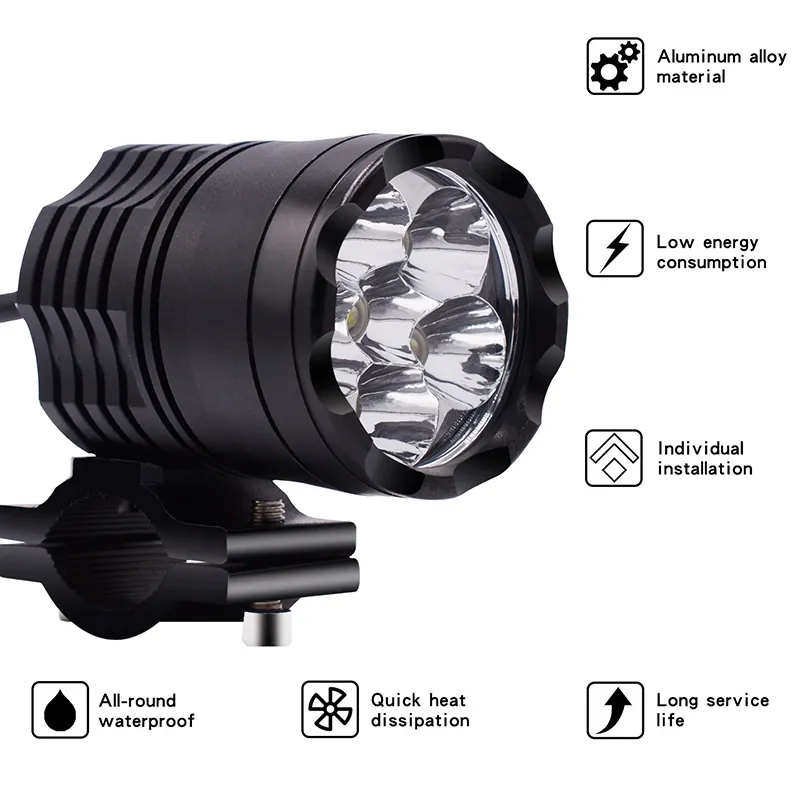2X Motorrad LED Scheinwerfer Arbeitsscheinwerfer