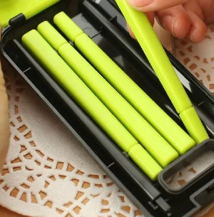 100Set 3pcs / set Ensembles de vaisselle portables Pliant Combinaison Vaisselle Outils de cuisine