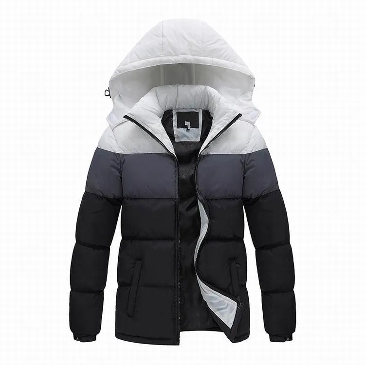 2019 new brand Men winter jacket fashion sports outdoor Winter down coat men men outerwear jacket brand anti wind hooded jacket