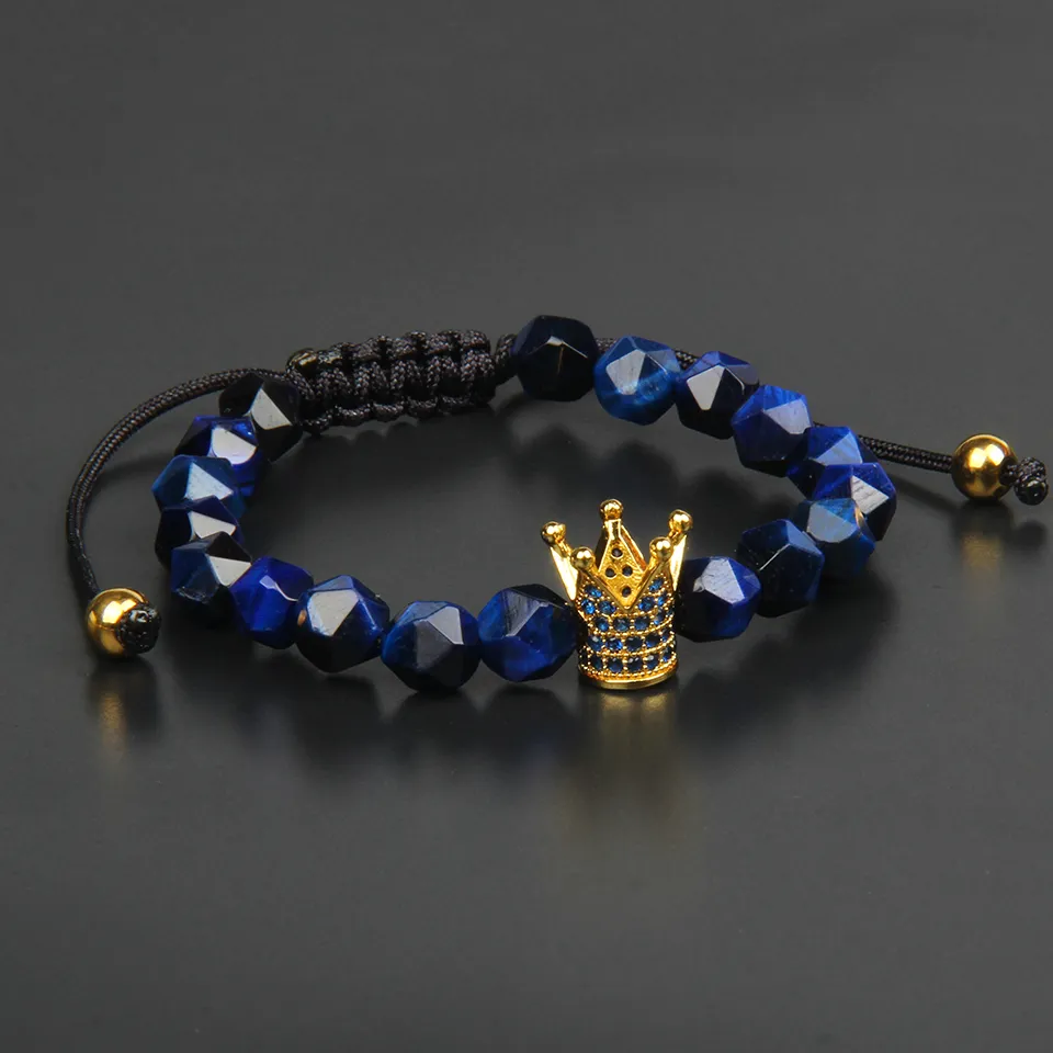 Blue crown bracelets on sale