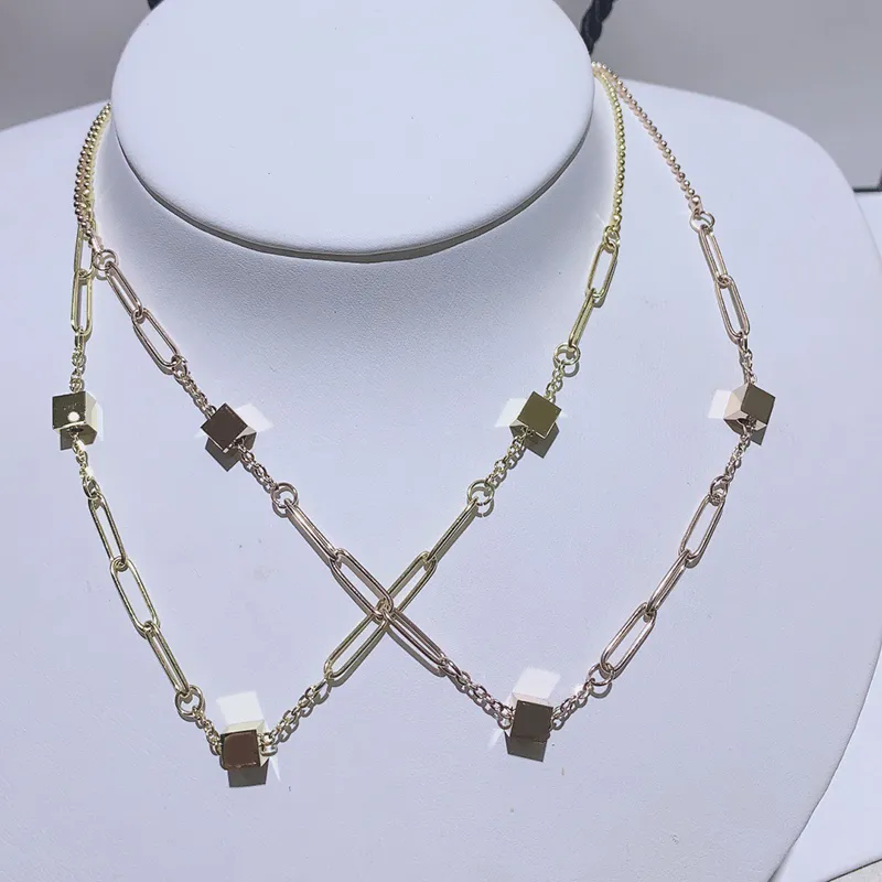 Collana Girocollo Con Perline Quadrate Verdi E Oro – Gioielli Regolabili In Lega Per Donna, Stile Vintage E Fashion