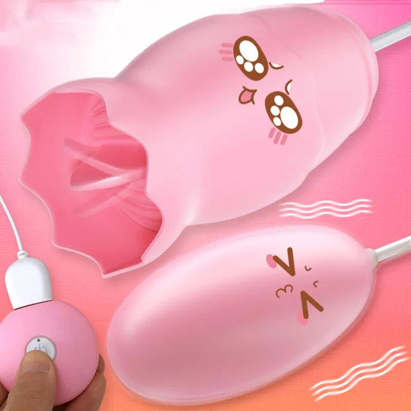 20 geschwindigkeiten Zunge Oral Lecken Vibratoren USB Vibro-ei G-punkt Vagina Massage Klitoris Stimulator Sex Spielzeug für Frauen sex Shop