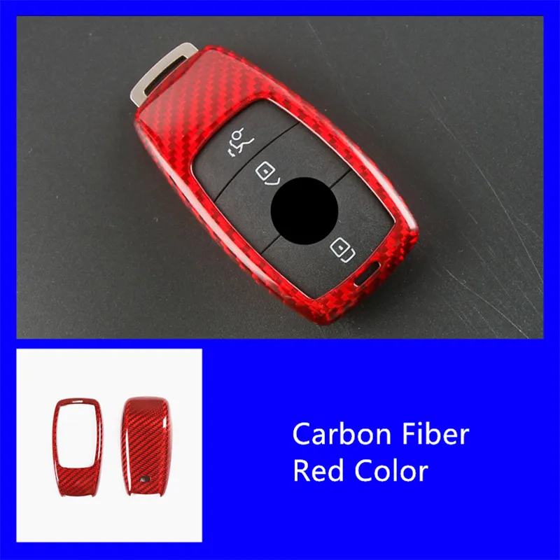 Carbon Fiber Auto Schlüssel Schutzhülle Schlüssel Tasche Für