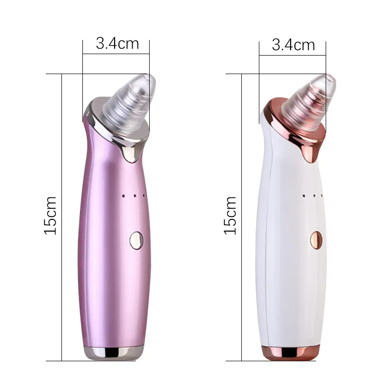 DHL Electric Blackhead Remover Vacuum Suction Nose Facial Pore Cleaner Cleansing Blackhead Removal Tool Machine Skin Care Beauty Instrument