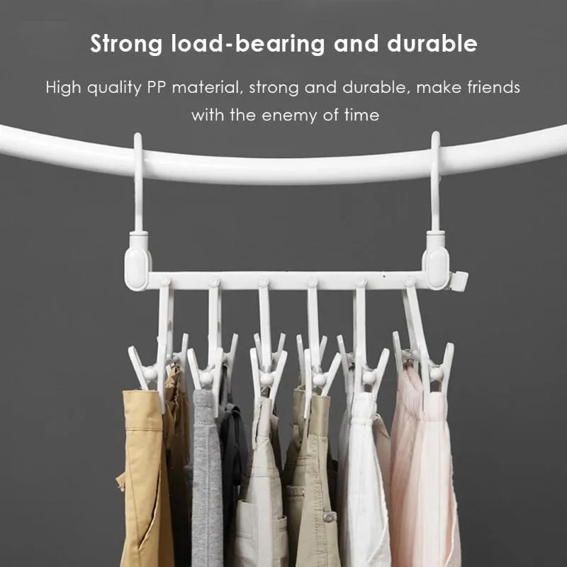 SpaceSaver Magic Hanger 3D Hook Organizer For Home Clothes Storage