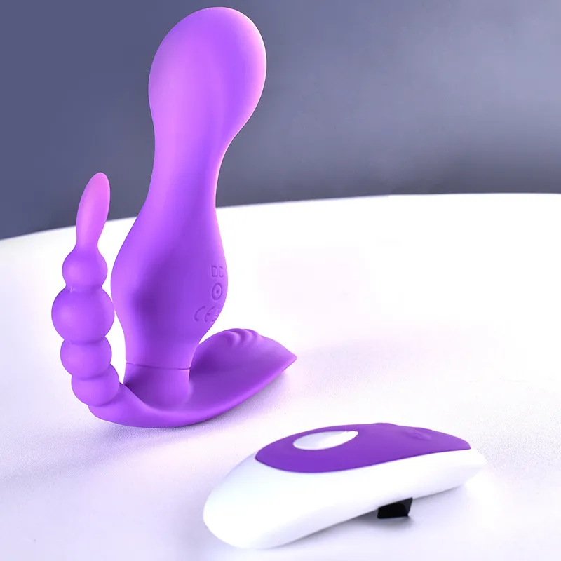 Dildozerhacker drahtlose Fernbedienung Amaze vibrierende Höschen G-Punkt-Anreger Anal Sex-Spielzeug für Frauen Paare