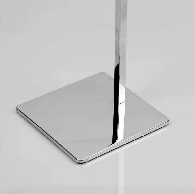 Låg 7-typ metall justerbar spegel svart ythandväska display stativ hållare rack zcy 234v