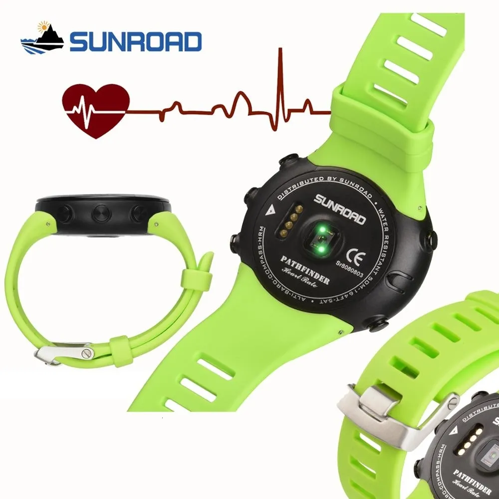 Qualité SUNROAD Smart GPS Fréquence Cardiaque Altimètre Sports De
