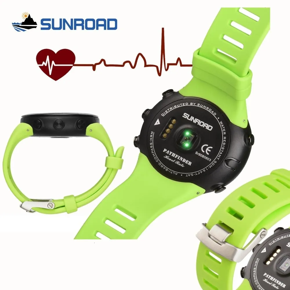 Reloj GPS para exteriores Hombre 5ATM Reloj deportivo impermeable con  frecuencia cardíaca Barómetro Altímetro Brújula Podómetro Triatlón