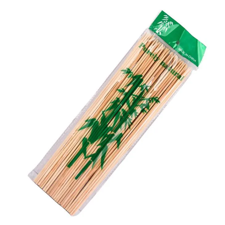 4mm * 30cm FDA Zatwierdzone Jednorazowe narzędzie do grillowania BAMBOO BAMBOO Skewer Najlepsza jakość Pieszenia Marshmallow Dostarcza Dostawy LX2219