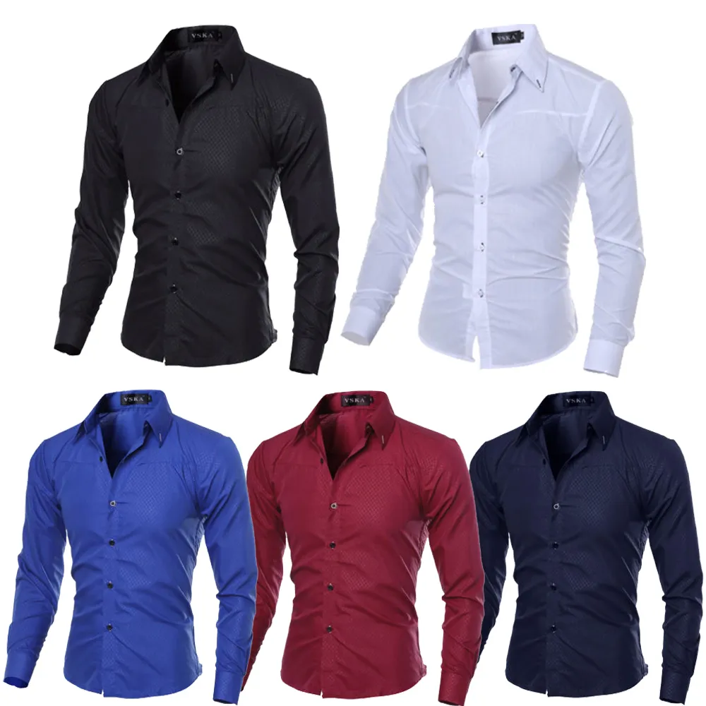 MESSINA PREMIUM COTTON SLIM FIT LONG SLEEVE FORMAL SHIRT – Royal Cart