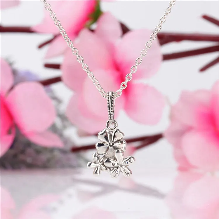 Cherry blossom on sale necklace pandora