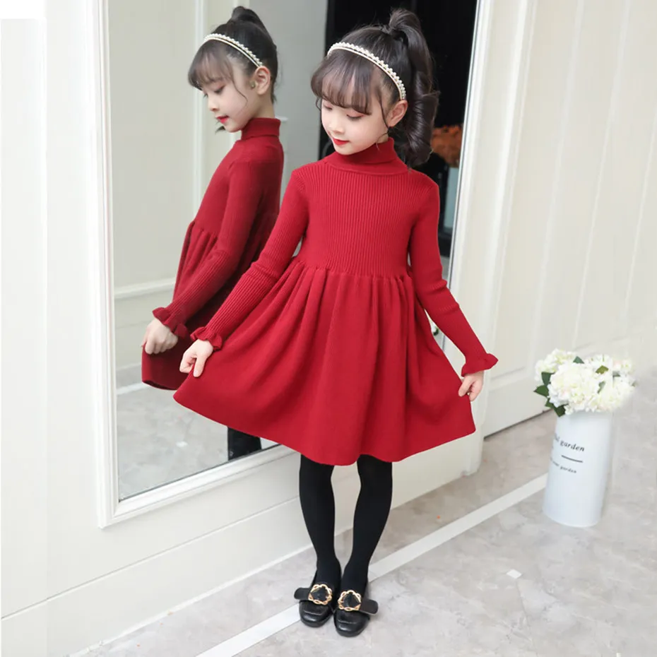 Vestido de invierno para nena 2025