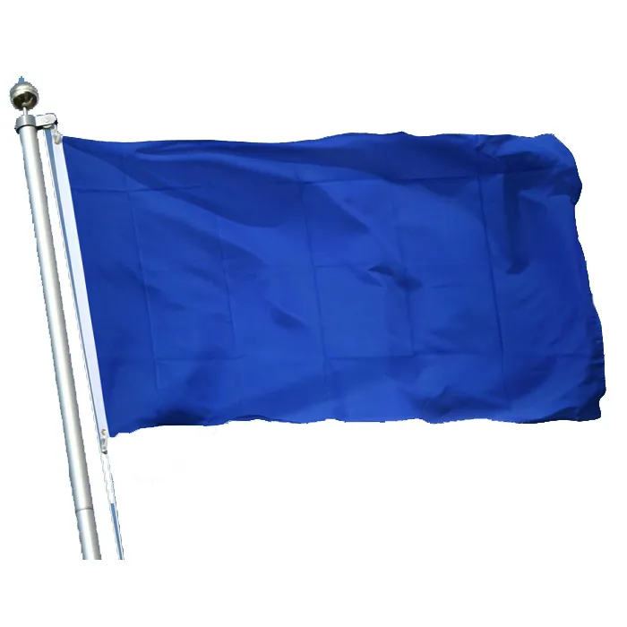 3x5 Bandeira Azul personalizado 150x90cm 100% Poliéster Banners Publicidade ao ar livre Uso Indoor, Most Popular Bandeira