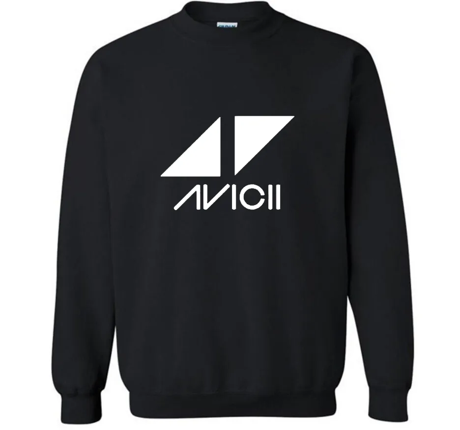 Musik dj avicii tryckta pullover hoodies män mode bomull tröja casual hip hop hajuku fleece varma hoodies män kläder