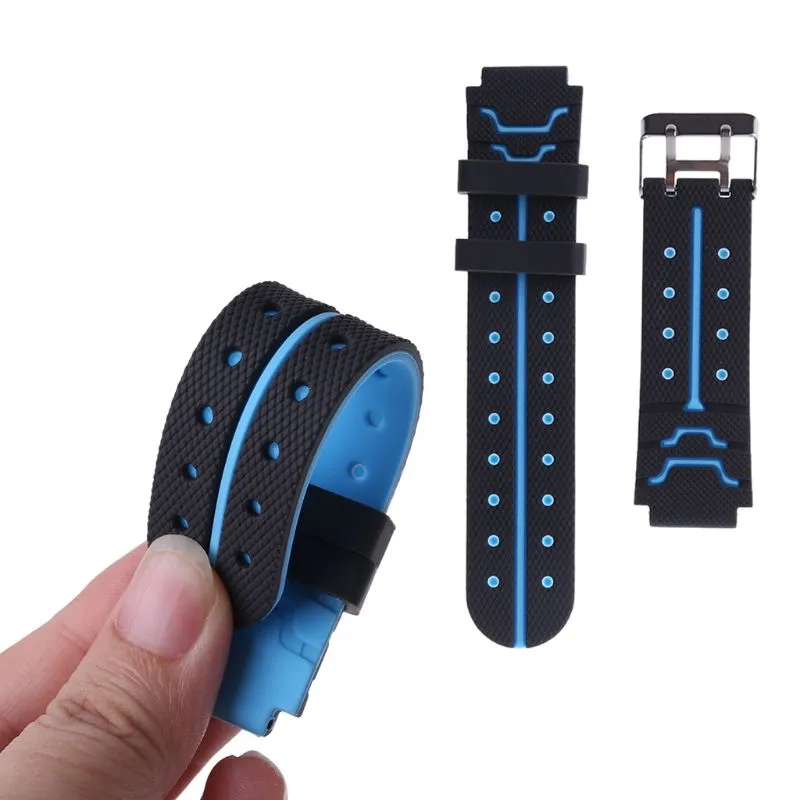 Watchband Wrist-band 16mm Silikonbälte ersättning för Q750 Q100 Q60 Q80 Q90 Q528 T7 S4 Y21 Y19 Smart Watch Barn Kid GPS