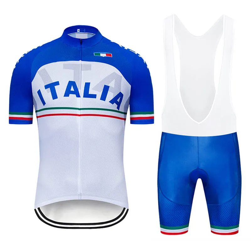 Mens cycling jersey and bib shorts set 2025