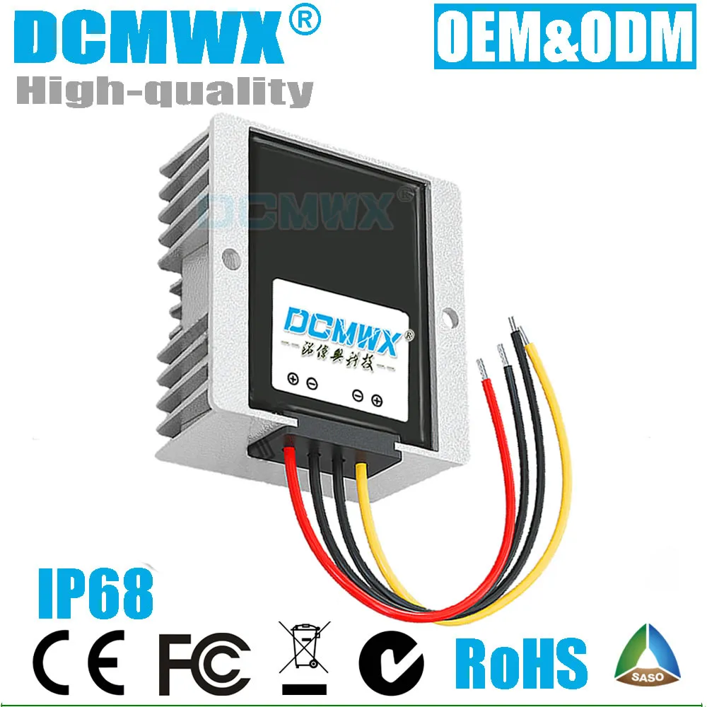 12V-24V To 3.7V 5A 18W DC-DC Step-Down Power Converter Module – Waterproof Car Power Supply