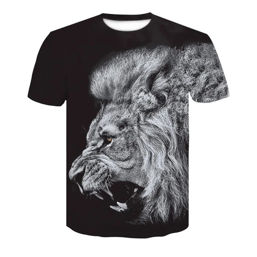 T-shirt da uomo T-shirt animale Sesso T-shirt divertenti T-shirt slim con stampa 3d T-shirt hip-hop Cool Abbigliamento uomo 2018 New Summer Top