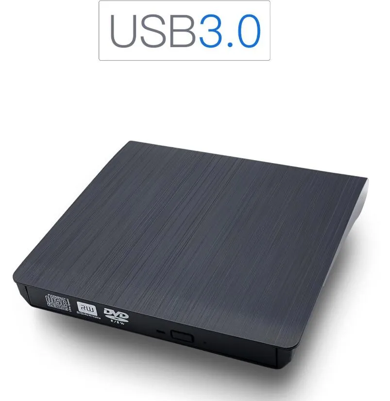 USB3.0 Type-C Extern DVD-RW/ CD-RW Burner Recorder Optical Drive Rewritable Drive CD DVD ROM Combo Writer för MacBook Pro/ PC Win 10